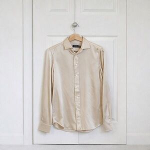 Polo Ralph Lauren 100% Silk Button-Front Shirt - Brand New with Tags